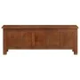 Caja de almacenamiento madera de mango maciza 110x30x40 cm de , Baúles de almacenamiento - Ref: Foro24-328310, Precio: 246,67...