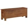 Caja de almacenamiento madera de mango maciza 110x30x40 cm de , Baúles de almacenamiento - Ref: Foro24-328310, Precio: 246,67...