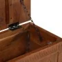 Caja de almacenamiento madera de mango maciza 110x30x40 cm de , Baúles de almacenamiento - Ref: Foro24-328310, Precio: 246,67...