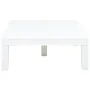 Mesa de jardín de plástico blanco 78x78x31 cm de , Mesas de jardín - Ref: Foro24-48827, Precio: 125,07 €, Descuento: %