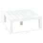 Mesa de jardín de plástico blanco 78x78x31 cm de , Mesas de jardín - Ref: Foro24-48827, Precio: 125,07 €, Descuento: %
