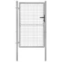Puerta de jardín acero galvanizado plateado 105x175 cm de , Puertas de jardín - Ref: Foro24-144757, Precio: 156,70 €, Descuen...