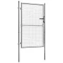 Puerta de jardín acero galvanizado plateado 105x175 cm de , Puertas de jardín - Ref: Foro24-144757, Precio: 156,70 €, Descuen...