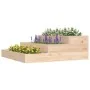 Jardinera de madera maciza de pino 78x78x27 cm von , Töpfe und Pflanzgefäße - Ref: Foro24-823906, Preis: 55,43 €, Rabatt: %