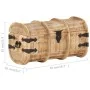 Cofres de almacenamiento 2 unidades madera maciza de mango by , Storage trunks - Ref: Foro24-320374, Price: 232,40 €, Discoun...