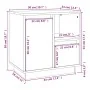 Mesita de noche madera maciza de pino 50x34x50 cm von , Nachttische - Ref: Foro24-814479, Preis: 66,19 €, Rabatt: %