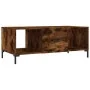 Mesa de centro madera contrachapada roble ahumado 102x50x40 cm by , Coffee table - Ref: Foro24-829305, Price: 67,74 €, Discou...