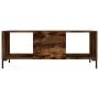 Mesa de centro madera contrachapada roble ahumado 102x50x40 cm by , Coffee table - Ref: Foro24-829305, Price: 67,74 €, Discou...
