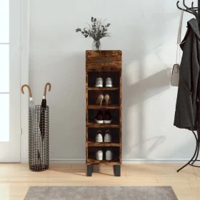 Zapatero madera de ingeniería roble ahumado 30x35x105 cm by , Closets and storage - Ref: Foro24-829705, Price: 61,12 €, Disco...