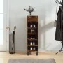 Zapatero madera de ingeniería roble ahumado 30x35x105 cm by , Closets and storage - Ref: Foro24-829705, Price: 61,12 €, Disco...