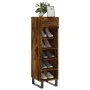 Zapatero madera de ingeniería roble ahumado 30x35x105 cm by , Closets and storage - Ref: Foro24-829705, Price: 61,12 €, Disco...