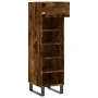 Zapatero madera de ingeniería roble ahumado 30x35x105 cm by , Closets and storage - Ref: Foro24-829705, Price: 61,12 €, Disco...