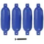 Parachoques para barco 4 unidades PVC azul 58,5x16,5 cm by , Docking and anchoring - Ref: Foro24-92378, Price: 68,17 €, Disco...