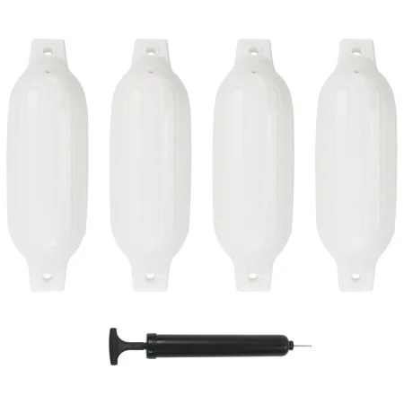 Parachoques para barco 4 unidades PVC blanco 41x11,5 cm de , Atracada y anclaje - Ref: Foro24-92384, Precio: 49,26 €, Descuen...