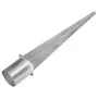 Picas de tierra 6 unidades acero galvanizado plateado 12x91 cm von , Spikes zur Verankerung im Boden - Ref: Foro24-145434, Pr...