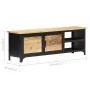 Mueble de TV de madera maciza de mango 120x30x40 cm von , TV-Möbel - Ref: Foro24-289101, Preis: 255,56 €, Rabatt: %