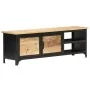 Mueble de TV de madera maciza de mango 120x30x40 cm von , TV-Möbel - Ref: Foro24-289101, Preis: 255,56 €, Rabatt: %