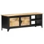 Mueble de TV de madera maciza de mango 120x30x40 cm von , TV-Möbel - Ref: Foro24-289101, Preis: 255,56 €, Rabatt: %