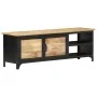 Mueble de TV de madera maciza de mango 120x30x40 cm von , TV-Möbel - Ref: Foro24-289101, Preis: 255,56 €, Rabatt: %