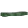 Jardinera arriate acero recubrimiento polvo verde 322x100x36 cm von , Töpfe und Pflanzgefäße - Ref: Foro24-318998, Preis: 67,...