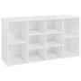 Banco zapatero madera contrachapada blanco brillo 103x30x54,5cm by , Shoe racks and shoe organizers - Ref: Foro24-803296, Pri...