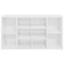 Banco zapatero madera contrachapada blanco brillo 103x30x54,5cm by , Shoe racks and shoe organizers - Ref: Foro24-803296, Pri...