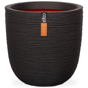 Capi Macetero Nature Rib negro 43x41 cm KBLR933 by , Pots and planters - Ref: Foro24-424234, Price: 92,86 €, Discount: %