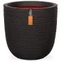 Capi Macetero Nature Rib negro 43x41 cm KBLR933 by , Pots and planters - Ref: Foro24-424234, Price: 92,86 €, Discount: %