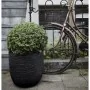Capi Macetero Nature Rib negro 43x41 cm KBLR933 by , Pots and planters - Ref: Foro24-424234, Price: 92,86 €, Discount: %