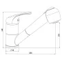 SCHÜTTE Grifo mezclador para fregadero SUPRA cromado de , Grifos - Ref: Foro24-425825, Precio: 61,63 €, Descuento: %