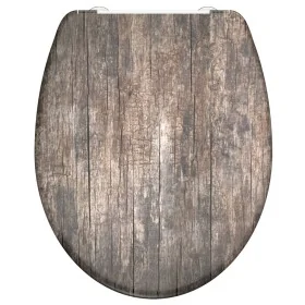SCHÜTTE Asiento de WC duroplast con cierre suave estampado OLD WOOD by , Toilet and bidet seats - Ref: Foro24-435103, Price: ...