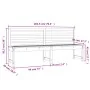 Banco de jardín madera maciza abeto de Douglas 201,5 cm von , Gartenbänke - Ref: Foro24-824051, Preis: 127,55 €, Rabatt: %