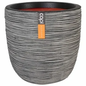 Capi Macetero Nature Rib gris antracita 43x41 cm KOFZ933 by , Pots and planters - Ref: Foro24-424243, Price: 96,30 €, Discoun...