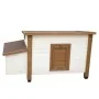 @Pet Gallinero de exterior madera blanco y marrón 136x74,5x75 cm von , Käfige und Lebensräume für Kleintiere - Ref: Foro24-44...