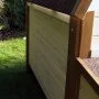 @Pet Gallinero de exterior madera blanco y marrón 136x74,5x75 cm von , Käfige und Lebensräume für Kleintiere - Ref: Foro24-44...