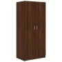Armario madera contrachapada color roble marrón 80x52x180 cm de , Armarios roperos - Ref: Foro24-815353, Precio: 222,00 €, De...