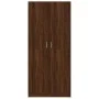 Armario madera contrachapada color roble marrón 80x52x180 cm de , Armarios roperos - Ref: Foro24-815353, Precio: 222,00 €, De...