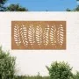 Adorno de pared de jardín acero corten diseño de hoja 105x55 cm by , Posters, prints and visual art - Ref: Foro24-824500, Pri...