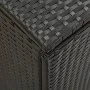 Caja de almacenaje de jardín ratán sintético negro 200x50x60 cm von , Aufbewahrungsboxen für den Außenbereich - Ref: Foro24-4...