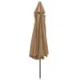 Sombrilla de jardín con palo de metal taupe 390 cm by , Umbrellas - Ref: Foro24-47381, Price: 80,53 €, Discount: %