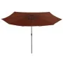 Sombrilla de jardín con palo de metal terracota 390 cm von , Sonnenschirme - Ref: Foro24-47383, Preis: 80,05 €, Rabatt: %