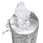 Fuente de jardín de acero inoxidable plateado 48x34x88 cm by , Fountains and waterfalls - Ref: Foro24-48090, Price: 340,77 €,...