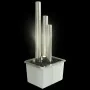 Fuente de jardín de acero inoxidable plateado 48x34x88 cm by , Fountains and waterfalls - Ref: Foro24-48090, Price: 340,77 €,...