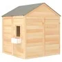 Casa de juegos con puerta con cierre y macetas madera abeto de , Casitas infantiles - Ref: Foro24-93687, Precio: 330,46 €, De...