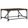 Mesa de centro madera contrachapada roble ahumado 75x50x35 cm de , Mesas de centro - Ref: Foro24-835326, Precio: 42,37 €, Des...