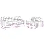 Juego de sofás con cojines 2 piezas tela rojo tinto by , Sofas - Ref: Foro24-3201328, Price: 463,79 €, Discount: %