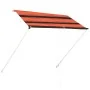 Toldo retráctil naranja y marrón 200x150 cm de , Toldos - Ref: Foro24-145895, Precio: 48,84 €, Descuento: %