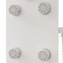 Panel ducha de vidrio 25x47,5x130 cm blanco von , Strahldüsen für Badewannen und Duschen - Ref: Foro24-151419, Preis: 199,11 ...