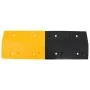 Badén de velocidad caucho amarillo y negro 97x32,5x4 cm by , Road and traffic signs - Ref: Foro24-153106, Price: 66,22 €, Dis...