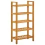 Zapatero con 5 estantes madera maciza de roble 50x27x100 cm von , Schuhregale und Schuhorganisatoren - Ref: Foro24-331747, Pr...